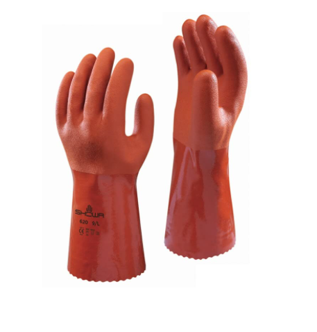 Orange Chemical Gloves